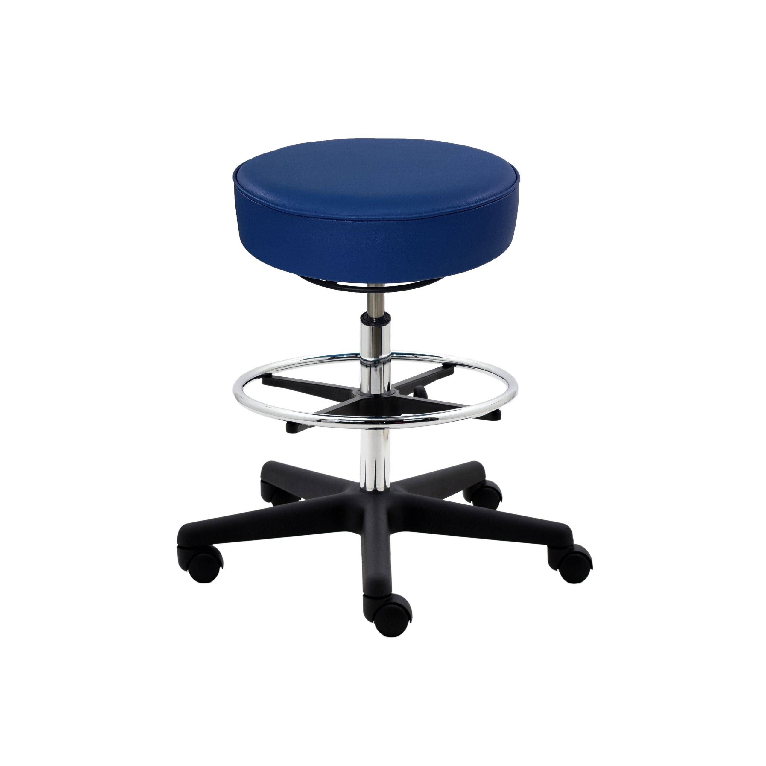 Bench Height Clean Room Vinyl Stool P65-VCR